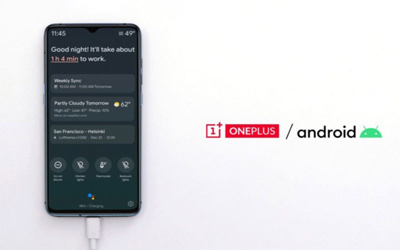 گوگل قابلیت Ambient Mode را برای گوشی‌های هوشمند وان پلاس منتشر می کند 